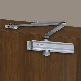 Plantex Heavy Duty Automatic Door Closer/Hydraulic Door Closer for Home/75kg Adujstable Spring Door Closer for Wooden Door & Metal Door (ISO 9001 Certified) - Silver