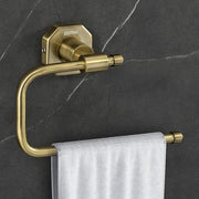 Plantex 304 Grade Stainless Steel Napkin Holder/Towel Hanger/Napkin Ring for Wash Basin/Towel Holder for Kitchen/Bathroom Accessories - Nipron (Brass Antique)