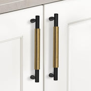 Plantex Cabinet Handle/Kitchen Cabinet Door Handle/Wardrobe/224 mm Cupboard Handle/Door Pull-Push Handle for Home/Office - Pack of 2 (Brass Antique)