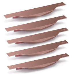 Plantex Profile Handle for Kitchen Cabinet/10 Inch Alluminium Drawer Profile Handle/Wardrobe Pull Handle for Home/Office/Hotel - Pack of 2 (Rose Gold)
