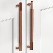 Plantex Cabinet Handle/Kitchen Cabinet Door Handle/Wardrobe/288 mm Cupboard Handle/Door Pull-Push Handle for Home/Office - Pack of 2 (Rose Gold)