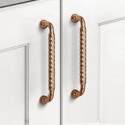 Plantex Cabinet Handle/Kitchen Cabinet Door Handle/Wardrobe/160 mm Cupboard Handle/Door Pull-Push Handle for Home/Office - Pack of 2 (Rose Gold)