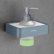 Plantex Aluminium and Acrylic Shampoo Dispenser/Liquid Soap Dispenser for Bathroom/Handwash Dispenser/Bathroom Accessories - (Grey and Milky White)