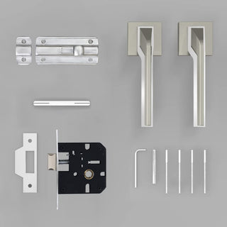 Plantex Heavy Duty Door Lock for Bathroom,Balcony/Mortise Keyless Door Lock/Door Lock for Store Room/Office with Baby Latch – (Satin White & Chrome)