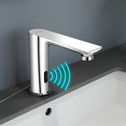 Plantex Brass Sensor Tap for Wash Basin with Brass/Touchless Basin Faucet/Electronic Pillar Tap for Wash Basin-(Chrome)