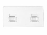 Plantex Self-Adhesive Double Sticker for Bathroom/Hanger for Bedroom/Livingroom/Magic Sticker for Wall/Strong Magic Adhesive Sticker for Kitchen Corner Shelf -Pack of 1 (14x7cm)