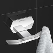 Plantex Robe Hook for Bathroom/304 Grade Stainless Steel Cloth Hanging Hook/Bath Towel Hook/Bathroom Accessories - Pack of 1 (Delta - 2805, Chrome)