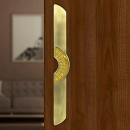 Plantex Ultron Door Handle/Door & Home Decor/15 Inch Main Door Handle/Door Pull Push Handle â€“ Pack of 1 (316,Brass Antique and Gold Finish) - 3 Years Warranty
