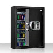 Plantex Safe Locker/Key Holder Locker Box For Home, Office,Hotel/Electronic Keypad/Dual Password Code Access Lock/LED Light/2 Years Warranty By Plantex - 20Litre/71 Keyhooks and Keychains - Black