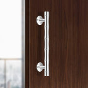 Plantex 8 Inch Heavy-Duty Stainless Steel Door Handle for Main Door/Pull Push Main Door Handle/3 Years Warranty Pack of 1 (S-140, Chrome)