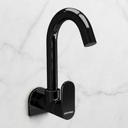 Plantex Pure Brass Kitchen Sink Tap with 360° Swivel Spout/Kitchen Tap with Water Saving Aerator - 7 Year-Warranty (ORN-210, Black)