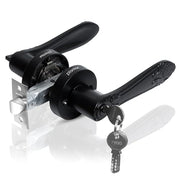 Plantex Door Lock for Main Door/Mortise Lock for Home/Door Handle Lock Set with 3 Computerise Keys - (Black)