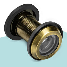 Plantex Door Eye Hole/Door Viewer for Main Door/Door Eye with 200 Degree Wide View for Peephole/Door Lens/Door Peephole - Pack of 8 (Antique)