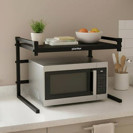 Plantex Microwave Stand for Kitchen Platform/GI-Metal Oven Stand with Storage Cabinet/Oven Rack Kitchen Storage