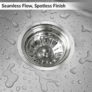 Plantex Coupling for Kitchen Sink/Stainless Steel Waste Coupling/Round Shape Coupling - Pack of 1 (Premium, Chrome Finish)