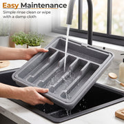 Plantex Expendable Cutlery Tray/Cutlery Organizer for Kitchen Drawer