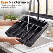 Plantex Expendable Cutlery Tray/Spoon Organiser for Kitchen Drawer