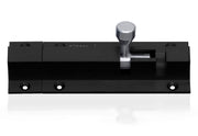 Plantex Stainless Steel Tower Bolt/Tower Bolt for Home,Offices Doors and Windows/Tower Bolt for Main Door/Door Latch/Kundi/Chitakini/Door Latch for Windows - Pack of 2 (Black Finish, 4 inch)