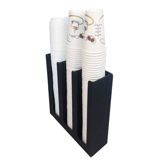 Plantex Metal Cup Holder/Cup Organizer for Kitchen/Cup Holder for Kitchen/3 Column- (Black)