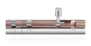 Plantex Stainless Steel 4 inch Tower Bolt/Tower Bolt for Home,Offices Doors and Windows/Tower Bolt for Main Door/Door Latch/Kundi/Chitakini/Door Latch for Windows (Rose Gold & Chrome, Pack of 8)