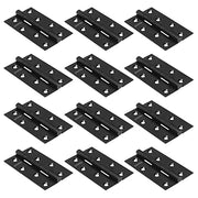 Plantex Heavy Duty Stainless Steel Door Butt Hinges 4 inch x 14 Gauge/2 mm Thickness Home/Office/Hotel for Main Door/Bedroom/Kitchen/Bathroom - Pack of 12 (Black)