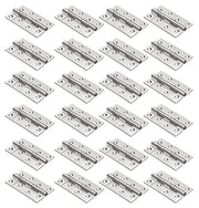 Plantex Stainless Steel Door Butt Hinges 4 inch x 14 Gauge/2 mm Thickness Home/Office/Hotel/Hinges for Main Door/Kabja/Soft Close Hinge for Bedroom/Kitchen/Bathroom - Pack of 24 (Satin Matt)