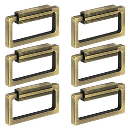 Plantex Rajwadi Drawer Kadi/3.5 Inch Drawer Handle/Pull-Push Kadi for Home/Office Cabinet - Pack of 6 (Brass Antique)