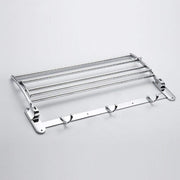 Plantex Stainless Steel Towel Holder in Bathroom/Cloth Hanger for Wall/Towel Rack/Bathroom Accessories (18 Inch - Chrome)
