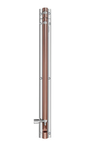 Plantex Heavy Duty 12-inch Joint-Less Tower Bolt for Wooden and PVC Doors for Home Main Door/Bathroom/Windows/Wardrobe - Pack of 1 (703, Rose Gold and Chrome)