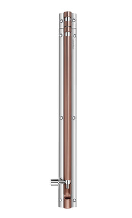 Plantex Heavy Duty 12-inch Joint-Less Tower Bolt for Wooden and PVC Doors for Home Main Door/Bathroom/Windows/Wardrobe - Pack of 1 (703, Rose Gold and Chrome)