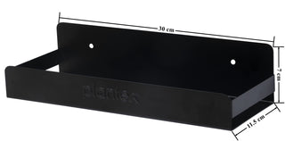 Plantex GI Metal Bathroom Shelf/Kitchen Shelf/Rack/Bathroom Accessories � Powder Coated (Black, 18 x 5 inches)