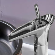 Plantex Designer Brass Basin Mixer Hot & Cold/Single Lever Mixer tap for Wash Basin/Wash Basin Tap for Home-(Silver)