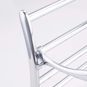 Plantex Multi-Functional Bathroom Towel Hanger/Towel Rod for Bathroom/Towel Holder/Bathroom Accessories (18 - Inch) Chrome
