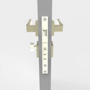 Plantex Main Door Lock/Mortise Lock for Door with 3 Years of Warranty - Robust Door Lock for Home with Brass Lock Body & Cylinder(7085 - Chrome & Satin White)