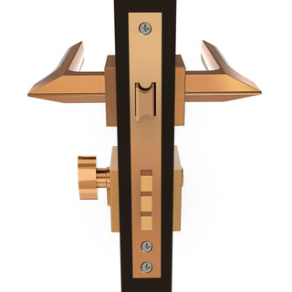 Plantex Heavy Duty Door Lock - Main Door Lock Set with 3 Keys/Mortise Door Lock for Home/Office/Hotel (7082 PVD Satin Black Matt)