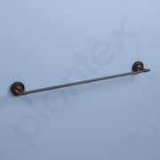 Plantex Brass with 304 Grade Stainless Steel Towel Hanger for Bathroom/Towel Rod for Kitchen/Towel Holder/Bathroom Accessories - RDAB (Matt Black & Rose Gold)