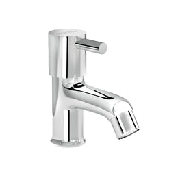 Plantex Brass Spindle Pillar Tap for Wash Basin with Water Saving Aerator/Tabletop Wash Basin tap/Bathroom Tap-(MKS-1273-Chrome)