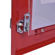 Plantex First Aid Box/Medical Box/Emergency First Aid Kit Box/Medicine Storage Box for Home, School & Office with Multi Compartment - (Red & Ivory) – Wall Mount – Metal