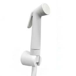 Plantex Jet Spray for Toilet/ABS Health Faucet with 1 Meter Shower Hose Pipe and Wall Hook/Health Faucet Set for Bathroom/Hand Gun for Toilet - (White)