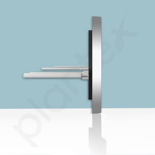 Plantex Push-Plate/Flush Plate for Toilet/Mechanical Dual-Flush Plate/Water Saving Technology - Pack of 1 (4519, Chrome)