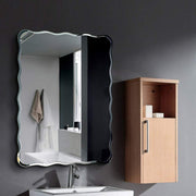 Plantex Frameless Bathroom Mirror/Rectangular Shape Glass For Wall/Mirror For Dressing Room/Living Room/Bedroom/Entryway (18 X 24 Inch)