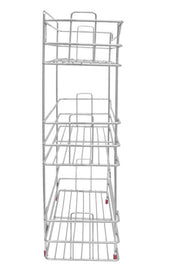 Plantex Heavy Duty Stainless Steel 3-Tier Kitchen Rack for Kitchen|Multipurpose Storage Stand|Spice rack for Kitchen|Storage Shelf (Chrome)
