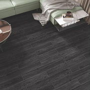 Plantex SPC Tiles for Floors/Interlocking Sound Insulated Floor Tiles/Click N Lock Wooden Flooring for Livingroom/Kitchen - 60 Square Feet/20 Tiles,Obsidian Noir-DIY Installation(Water&Fire Resistant)
