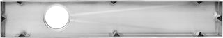 Plantex 304 Grade Stainless Steel Linear Shower Floor Drain with Tile Insert Grate - for Bathroom and Kitchen (10 x 45 cm - Matt)