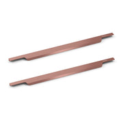 Plantex Profile Handle for Kitchen Cabinet/28 Inch Alluminium Drawer Profile Handle/Wardrobe Pull Handle for Home/Office/Hotel - Pack of 2 (Rose Gold)