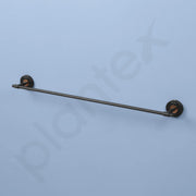 Plantex Brass with 304 Grade Stainless Steel Towel Hanger for Bathroom/Towel Rod for Kitchen/Towel Holder/Bathroom Accessories - RDAB (Matt Black & Rose Gold)