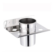 Plantex Platinum Stainless Steel Tooth Brush Holder/Tumbler Holder/Bathroom Accessories
