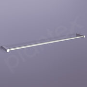 Plantex Stainless Steel Towel Hanger for Bathroom/Single Towel Rod/Towel Stand for Kitchen/Bathroom Accessories (24-inch) Chrome