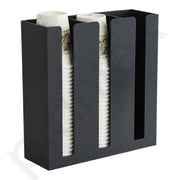 Plantex Metal Cup Holder/Cup Organizer for Kitchen/Cup Holder for Kitchen/3 Column- (Black)