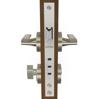 Plantex Door Lock-Fully Brass Main Door Lock with 4 Keys/Mortise Door Lock for Home/Office/Hotel (Sumer-3037, Matt)
